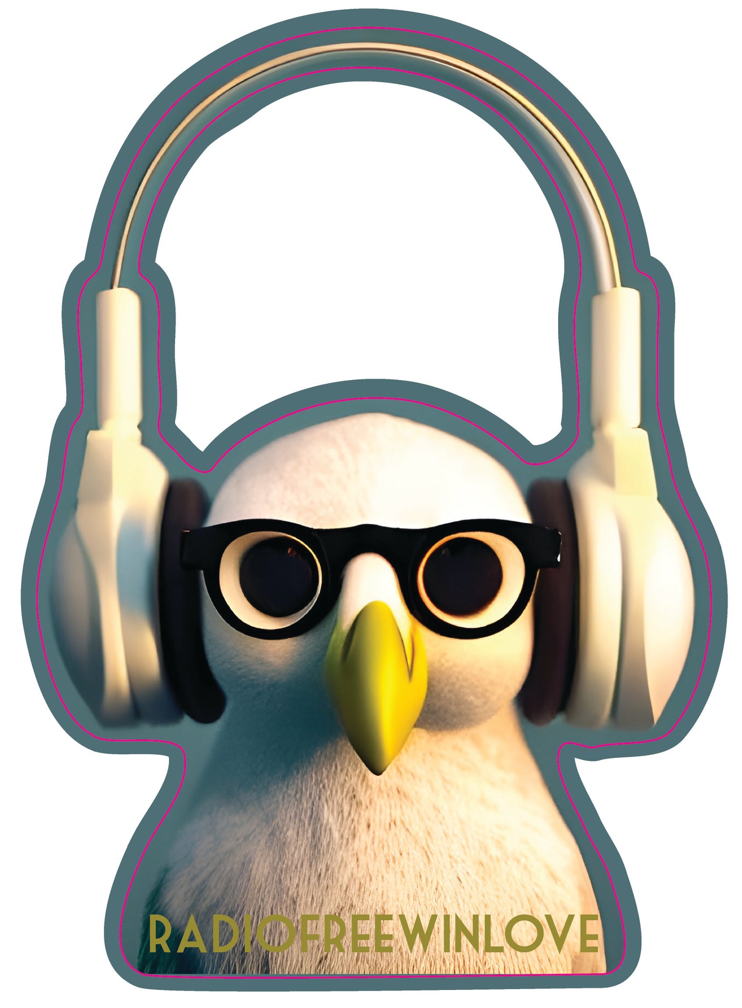 Radio Gull Sticker
