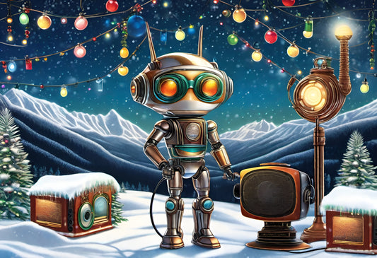 Radio Snow Bot 9 Sticker