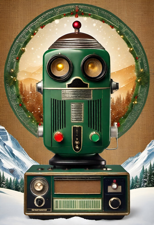 Radio Snow Bot 5 Sticker