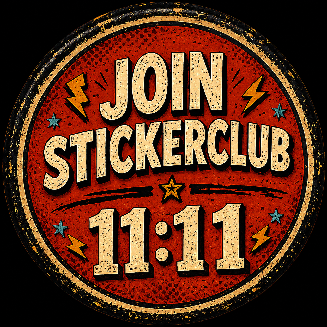 A 11:11 Sticker Club Membership
