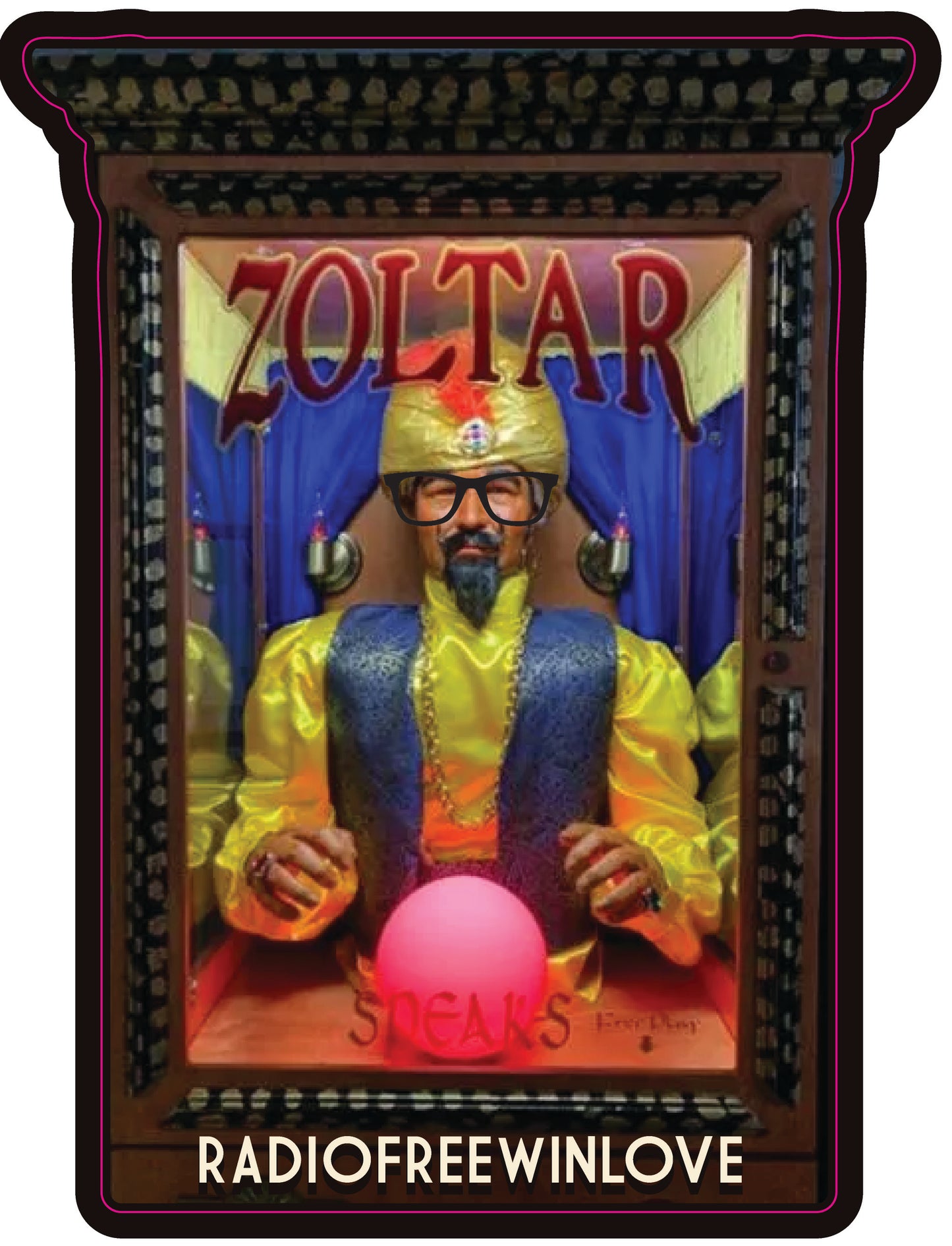 Zoltar 1 Sticker
